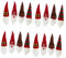 Cabilock Lot De 4 Décorations De Bouteille De Vin GNOME De Noël Accessoire De Table pour Dîner De Noël 4 Pièces X 4