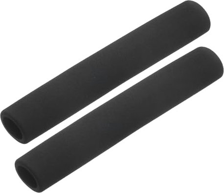 sourcing map 2pcs Foam Tubing for Handle Grip Support, Pipe Insulation, 25mm(1 Inch) ID 35mm OD 195mm Black