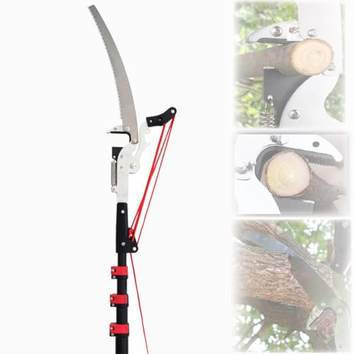 GAYAYAS Tijeras de podar telescópicas, de Altura Extensible, para podar Ramas y Hojas, para jardinería,7.2M