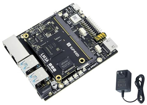 youyeetoo Sipeed Licheepi 3A RISC-V Single Board Computer, LM3A SpaceMIT K1 Entwicklungsboard, 64GCV 2TOPS NPU 8GB / 16GB LPDDR4X (8GB RAM + 32GB eMMC,Standard-Kit)