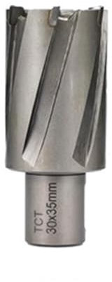 1pc 12-30mm Punta da trapano a codolo piatto Punta da trapano anulare TCT con gambo Weldon for sega magnetica a foro(30x35mm)