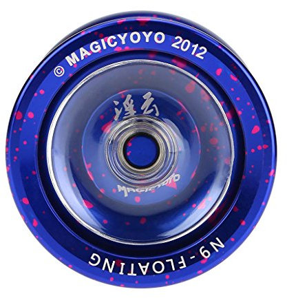 N9 Spin Ball Alloy Professional 8 Balls Bearing YoYo Pink Purple