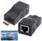 SopwMap Extendeur HDMI sur RJ45, Convertisseur de Signal via Câble Ethernet LAN Simple, Compatible pour HDTV 4K, 2K, 1080p et 3D, pour Conférences et Systèmes de Surveillance