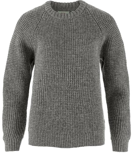 Fjällräven Damen Övik Waffle Knit W Sweatshirt, Grey, XS