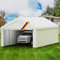 Carport Zeltgarage 4x8m – Wasserdichtes Garagenzelt mit abnehmbaren Seitenwänden – UV-beständig Winterfest Unterstand für Auto, SUV, LKW, Boot – Lagerzelt Weidezelt Garten Garage, Weiß