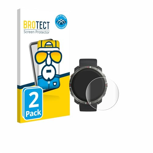 BROTECT Schutzfolie für Polar Grit X2 | 2 Stück Transparenter Displayschutz Made in Germany Klare Full-Screen Folie Full-Cover 3D Curved Montage Kit