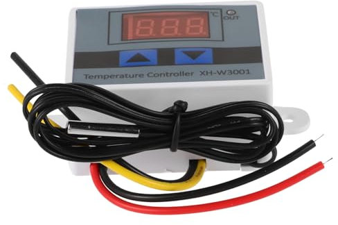 iplusmile Termostato Digitale Programmabile con Monitoraggio Temperatura e Funzioni Sicurezza Regolatore per Riscaldamento e Raffreddamento Compatibile