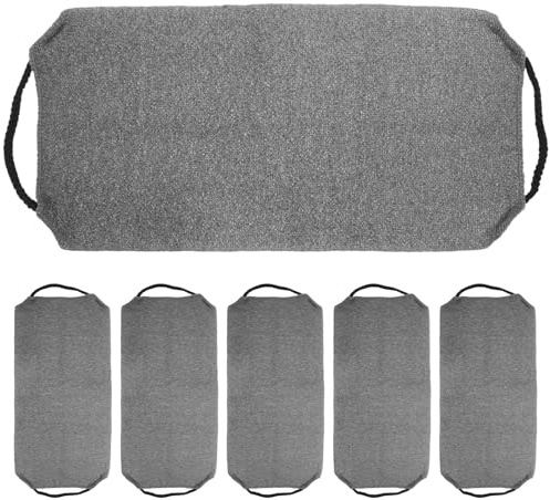 SAFIGLE 6 toallitas exfoliantes: toallitas de baño de Nailon para Hombre, para la Espalda, para Ducha y Limpieza Corporal Profunda, Lavables en Japón.