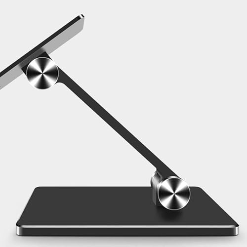ASHATA Tablet -Ständer Stabil Einstellbarer Faltaluminium -Leichtmetallhalter für Home Office Reise, Kompatibilität mit Tablets für Mobiltelefone (MT134 Grau)