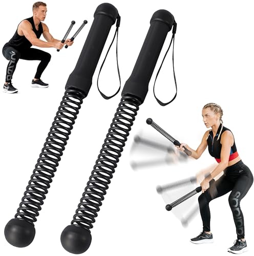 DONGTATA Ropeless Battle Ropes 2rd-Gen ohne Seil mit verstärkter Feder geräuscharm für Home Gym HIIT Ganzkörpertraining Kraft Ausdauer Fettverbrennung (Colour a)