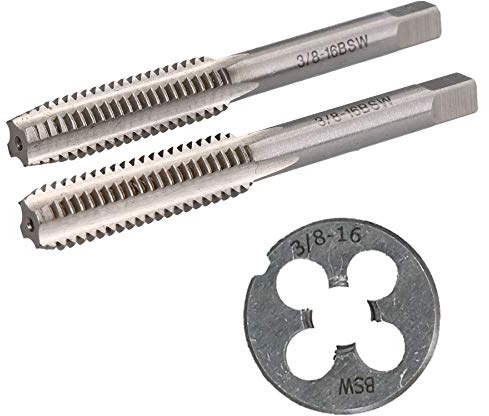 3/8x16BSW tarauds & filières Whitworth bouchon conique & Die Acier de tungstène