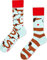 Many Mornings - Mismatched Socken - Lustige Socken Unisex - Dackel Socken - Geschenkidee - Design: Sausage Dog - Made in EU - 39-42