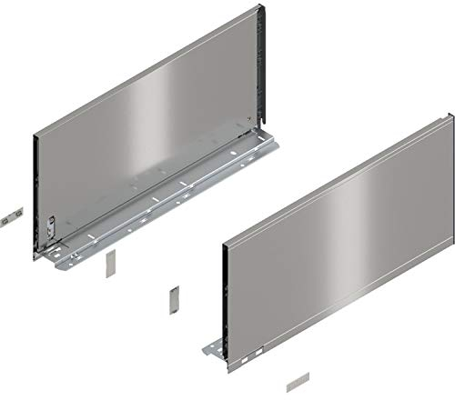 Blum Legrabox pure H F Schubladenschienen Set | 1 Paar, 40kg 600mm | Tip On Vollauszug, inox
