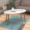 [en.casa] Couchtisch Sindal Beistelltisch 41 x 90 x 50 cm Kaffeetisch aus Spanplatte und Holz Sofatisch für Wohnzimmer Schlafzimmer Weiß