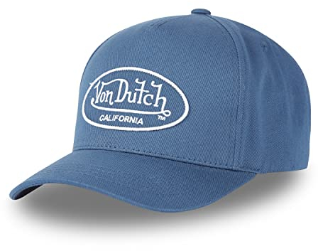 Tracker Kappe Herren Hypoallergen, Cap Herren, Angenehm, Natürlich, Blau Weiss, Einheitsgröße