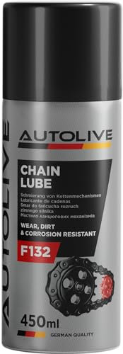 ProFusion Spray Lubricante de Cadenas Automóviles, Ejes, Motocicletas y Bicicletas- Totalmente Sintético - F132 Chain Lube 450 ml (1)