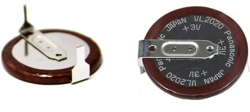 BenjiPower - Pile Batterie VL2020 HFN VL2020 180 degrés 1HF 3V Pile Bouton 20 mAh Compatible E39 E46 E53 X3 X5 Z3 Z4.