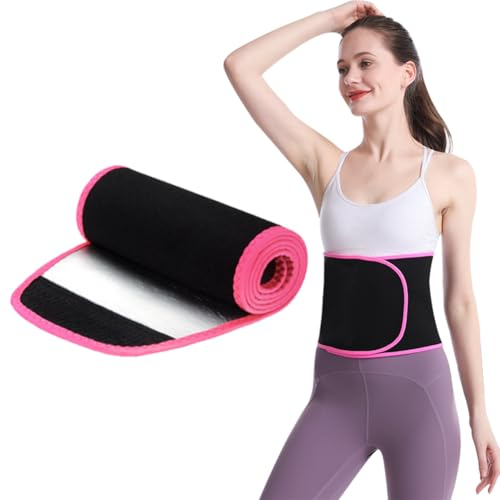 Ceinture de Sudation Abdominale Ceinture Abdominale Néoprène Ceinture de Sudation Femme Homme Ceinture Abdominale Minceur Ceinture Sudation Ventre Ceinture Sauna Ceinture Amincissante Rouge