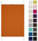 Rettika Plissee ohne Bohren, Plissee klemmfix, Orange, Breite: 90 cm, Höhe: 230 cm, Fensterrollo Sonnenschutz, Plisseerollo innen, Rollo für Fenster ohne Bohren