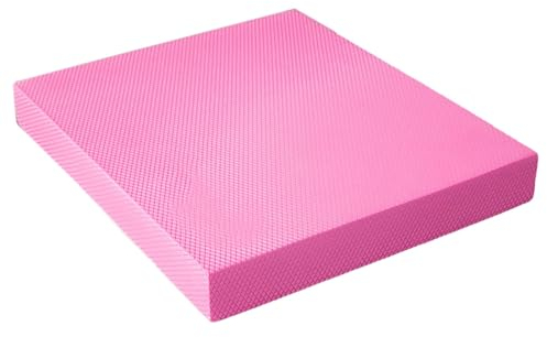 Baoblaze Balance-Pad, Schaumstoffmatte, rutschfest, für Yoga-Übungen, Trainer, reißfest, Balance-Kissen, Knieschoner für Workout, Erwachsene, Fitness im, ROSA