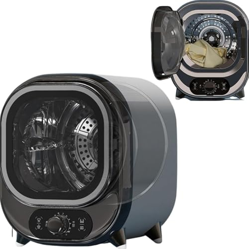 URJWAN Secadora De Ropa PequeñA, Secadora De Condensador PortáTil, Mini Secadora Centrifugadora Ventilada De 5 Kg, Ideal para Montaje En Encimera O En La Pared, Compacta,C-220V
