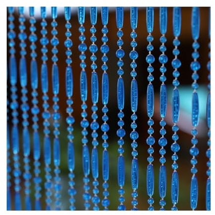 Perlenvorhang Wohnkultur Tür Vorhang Bunte Weiße Kunststoff Perlen String Vorhang Fenster Balkon Garten DIY Dekoration Ornament TüRvorhang Perlen (Color : 5, Size : 20 String 100cm)