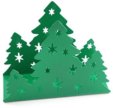 Moderner, einfacher Serviettenständer, rostfrei, Weihnachtsbaum-Form, Papierhalterung, Edelstahl-Tuchspender für Zuhause, Papierständer für den Schreibtisch, große Kapazität, für Zuhause, Büro,
