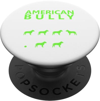 American Bully T-Shirt | Stubborn American Bully Tricks T-Shirt PopSockets mit austauschbarem PopGrip