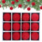 Weihnachtskugeln Samt, 12 Stück Beflockte Weihnachtskugeln Set, 6 cm Samt Weihnachtskugeln, Beflockte Christbaumkugeln, Samtkugeln, Weihnachtskugeln Für Verlobungen, Urlaub, Party