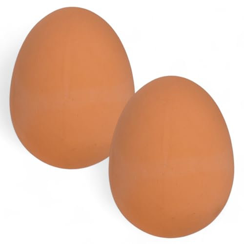MIJOMA 2 Stück Scherzartikel Eier, Flummi Ei, ca. 5,5 cm - Witzige Bouncy Eggs, perfekte Partyspiele und Gastgeschenke – Hüpfeier für Strumpffüller, Geschenkbeutel, Adventskalender