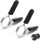 AEIOPRS Conjunto de 2 Collares de Resorte para Levantamiento de Pesas Abrazaderas de Resorte Mancuerna de 30 mm para Entrenamiento de Fuerza en el Gimnasio