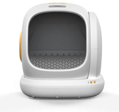 Lettiera Autopulente Per Gatti, Ultra Grande 57,6L, Lettiera Intelligente Automatica con Ideale per Multi Gatto, Isolamento Odori/Comando APP (UBPet-C20)
