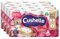 Cushelle Quilted 3Ply Rhubarb & Raspberry Toilet Roll (Pack of 4 x 6 Rolls) 50% More Sheets (Total 24 Roll)