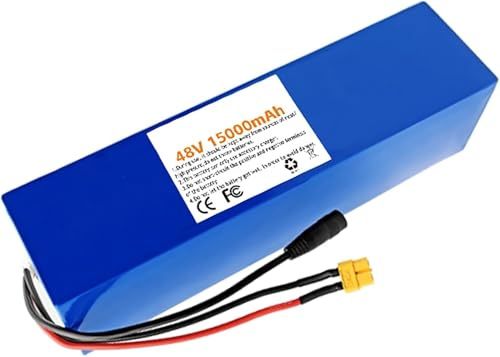 E-Bike Akku 48V 15Ah 18Ah 20Ah, Elektrofahrrad Batterie 48V 15Ah 18Ah 20Ah Für 750W 500W 250W Elektro Fahrrad Batterie Für Elektro-Roller Scooter Mit 2Aladegerät BMS-Schutz 48V 18Ah,XT30+ST