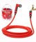 YOYO 8m - la manguera extensible ligera y robusta con pistola, conectores con empalme rápido y aquastop, para utilizar en el jardín, en casa o en viaje. YOYO, la manguera roja fabricada en I