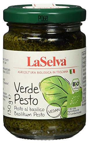 LaSelva Bio Pesto, Verde Basilikum Pesto, 130g