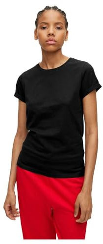 HUGO Herren The Plain Tee T_Shirt, Black1, S EU