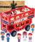 Jaques of London Bus Toy for 2 Year Olds | Red Double Decker Toy with Wheels | Perfect Wooden Toys for Toddlers | Classic Wooden Toys for Children