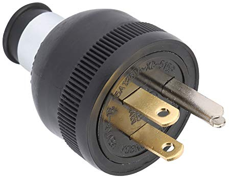 Prise Américaine NEMA 5-15P 15A 125V, Connecteur Mâle à 2 Pôles avec Lame Droite, Adaptateur Secteur US 50-60Hz