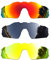 SOODASE Para Oakley Radar EV Pitch Gafas de sol Rojo/Negro/Dorado Lentes de repuesto polarizadas