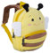 all Kids United Kinderrucksack für Kleinkinder Kindergarten Rucksack für Kinder Backpack Schultasche Tier-Rucksäcke 1-4 Jahre, Robust, Leichtgewichtig, Flauschig & ergonomische Träger (Biene)