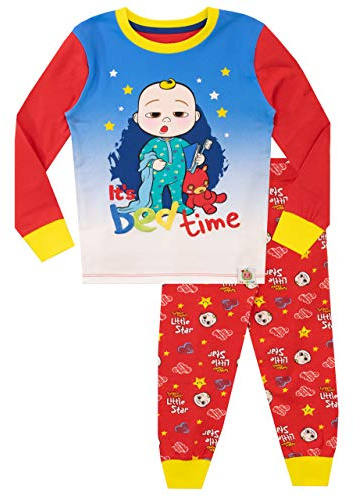 CoComelon Mädchen Schlafanzug Slim Fit