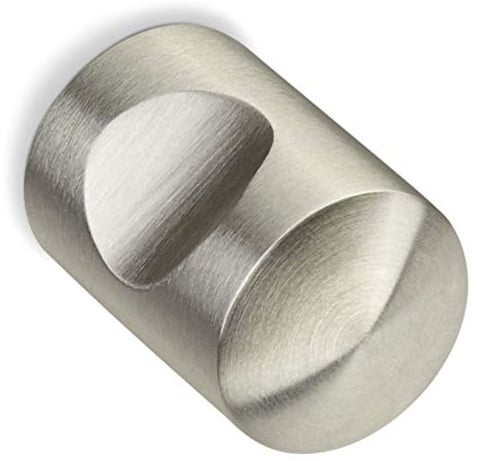 SOTECH 5 Stück Möbelknöpfe EK01 Ø 20 mm Edelstahl gebürstet Möbelknauf