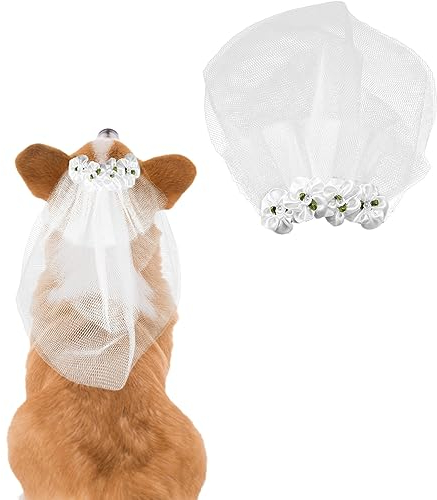 Petyoung Pet Hochzeit Vei Hund Schleier Hund Blume Kopfschmuck Katze Hochzeit Kostüm Hund Hochzeiten Parteien Haar Zubehör