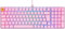 Glorious Gaming GMMK 2 Full Size (96%) - Tastiera da gaming meccanica, struttura in alluminio, personalizzabile, tasti a doppia iniezione, Glorious Fox Switches, RGB, layout QWERTY spagnolo - Rosa