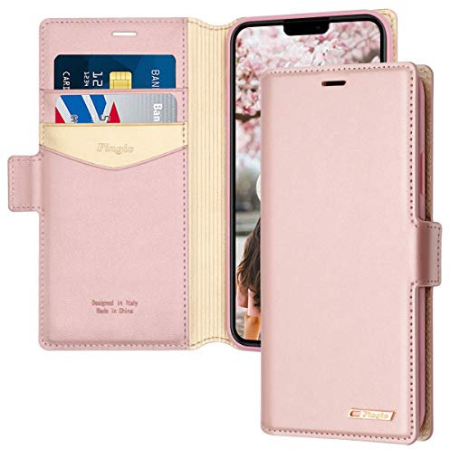 Fingic for iPhone 11 Pro Case,iPhone 11 PRo Phone Case Wallet with 2 Card Holders PU Leather Kickstand Non-Slip Shockproof TPU Rugged Bumper Full Body Protective Flip Case for iPhone 11 Pro,5.8