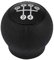 AUTOZOCO Perilla de 5 Cambios Marcha Coche, Pomos de Palanca de Cambios, 5 Velocidades, Compatible con Opel Astra, Corsa, Vectra, Zafira y el Vauxhall, Negro