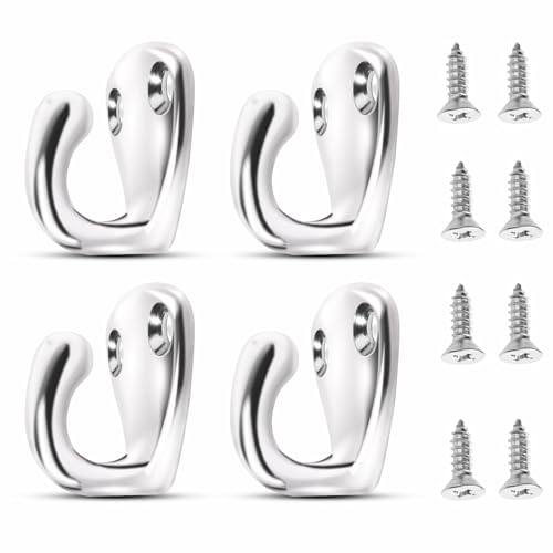 9Tong Mauer Aufhänger Wandhaken Edelstahl im Freien Hängende Wandhaken Stahl Schwerlast Wandhaken Zeichenfolge Hardware SUS316 4pcs