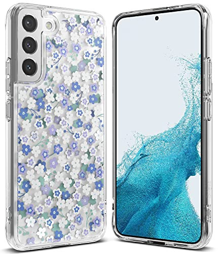 Ringke Fusion Compatible con Funda Samsung Galaxy S22 Plus 5G (2022) Carcasa Diseño de Flores - Wild Flowers