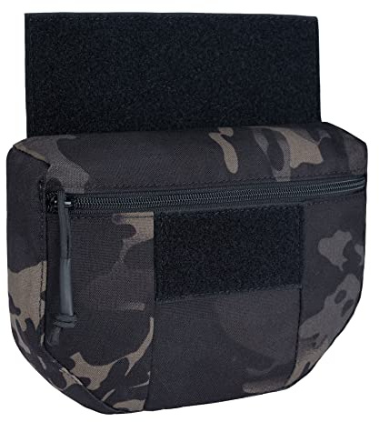 IDOGEAR Taktische Tasche Abwurfbeutel Tasche für JPC CPC AVS Taktische Weste Utility Bag Gebrauchstasche mit Haken und Schlaufe 500D Nylon